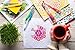 Crafty Croc Gel Pens for Adult Coloring Books - Refillable Ink Gel Pen Set With Case - Includes 96 Artist Quality Coloring Pens: Glitter, Metallic, Pastel (1 White), Neon - Soft Comfort Grips