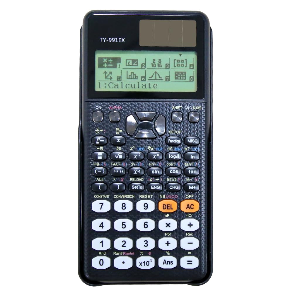 CLIUNT FX-991EX Scientific Calculator, Engineering Scientific Calculator With 552 Functions, Lcd Display Scientific Calculators for School Students