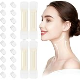 JBSZTH Neck Tape Lifting Invisible 20PCS+4Strips Instant Tightening Lift | Best Instant Neck Lift Tape for Sagging Turkey Neck &amp; Wrinkles. Invisible Behind Neck Bands, Strips, Strong Lift