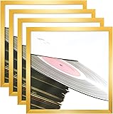 eletecpro 12.5x12.5 Gold Record Frame, Sturdy and