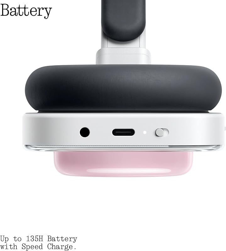 Headphone (a) Kabellose Over-Ear Kopfhörer mit ANC, bis zu 135h Akkulaufzeit, Hi-Res, LDAC, Anpassbare taktile Steuerung – Schwarz
