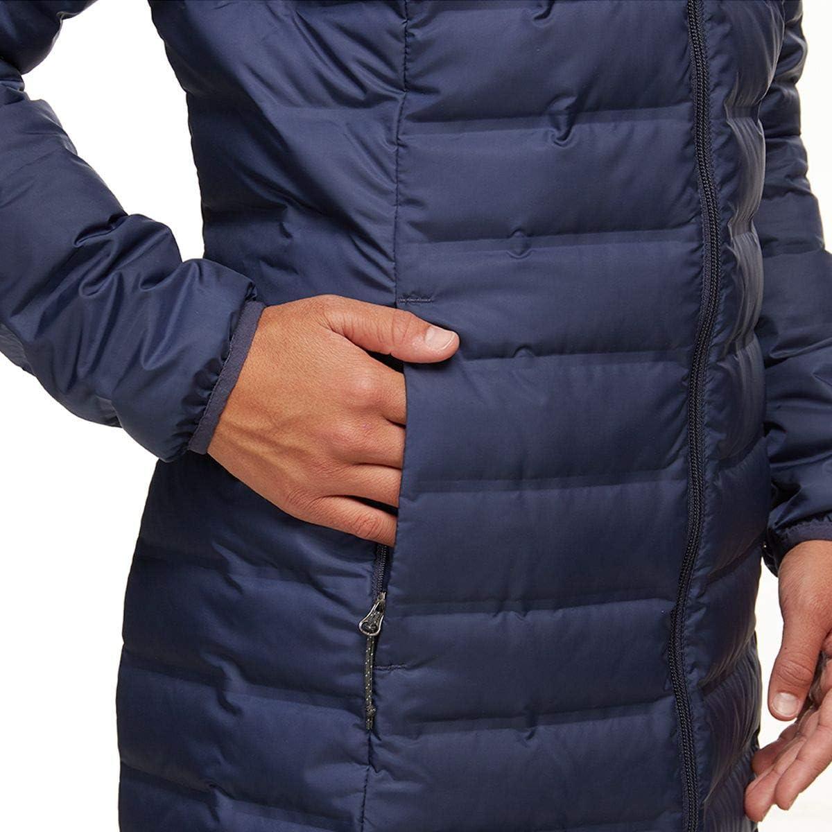 lake 22 long hooded down jacket