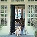Yofit Magnetic Screen Door Curtain, Heavy Duty Mesh Curtain Self-adhesive Velcro Door Screen Fits Door Frame Size Up To 36