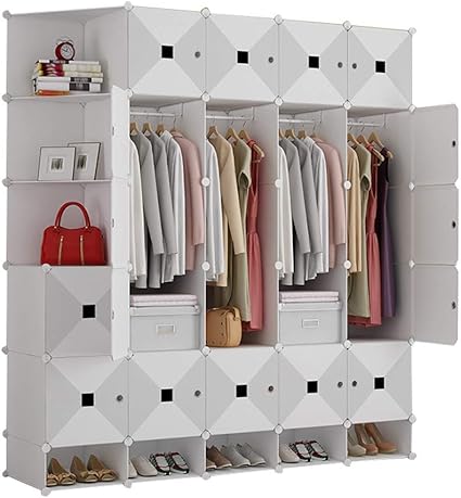 Garde Robe Montage Simple Armoire Plastique Tissu Armoire Location Chambre Amovible Toy Cabinet Accueil Armoire De Rangement Xinyalamp Amazon Fr Cuisine Maison