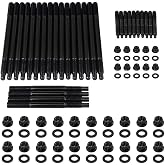 PQY Cylinder LS Head Studs Bolts Kit Compatible with Chevy 97-03 5.3L 6.0L | 12-Point Cylinder Gasket Head Stud Bolts Nuts Kit for LS1 LQ9 LS6 4.8L 5.3L 5.7L 6.0L Engines
