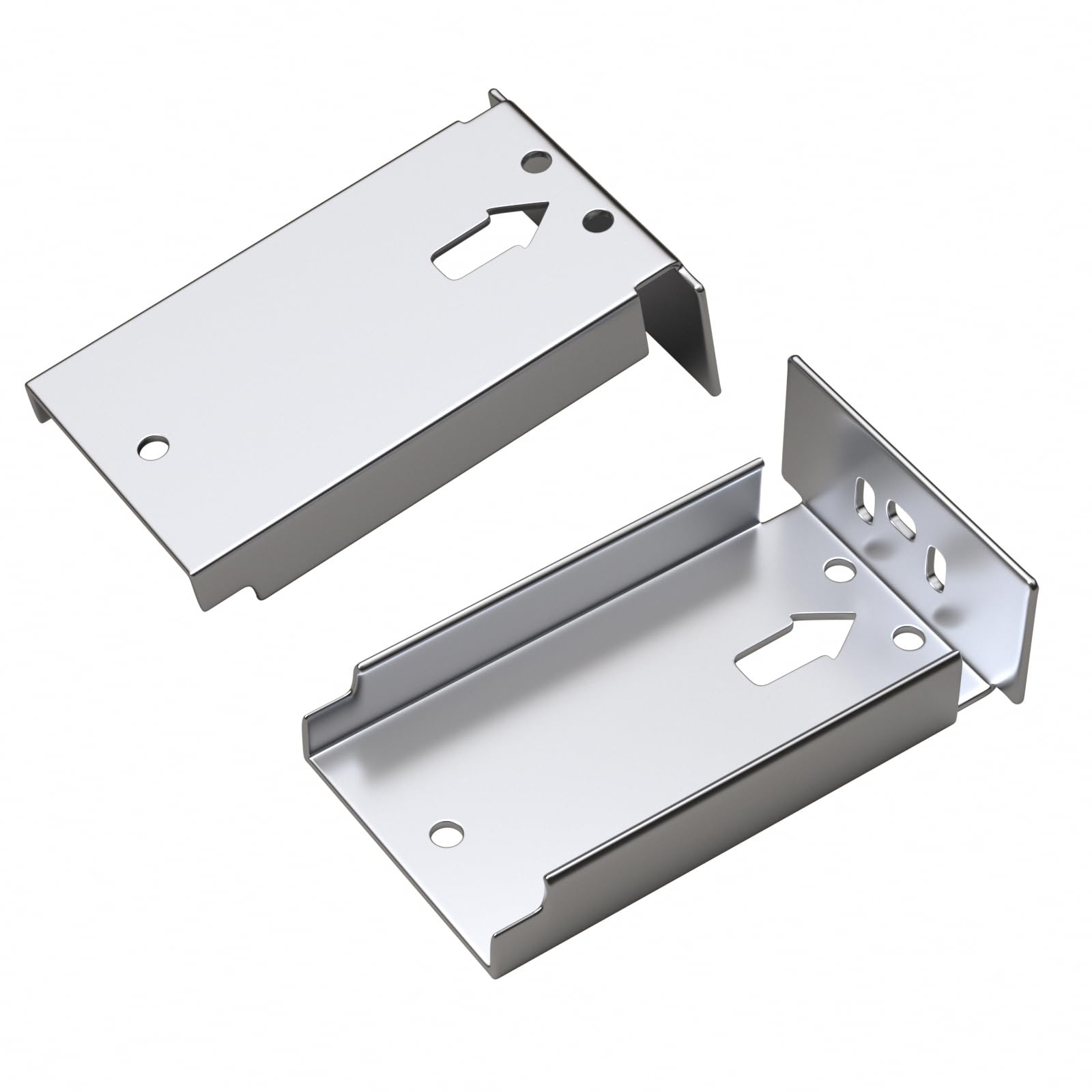 Photo 1 of homdiy Rear Mounting Brackets for Drawer Slide 10 Pairs,Cabinet Drawer Bracket for Face Frame Cabinets for 1.77 inch(45mm) Width Furniture Drawer Gildes