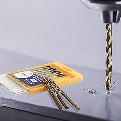 1/8 Inch Cobalt Drill Bits 10Pcs - HPHOPE M35 HSS