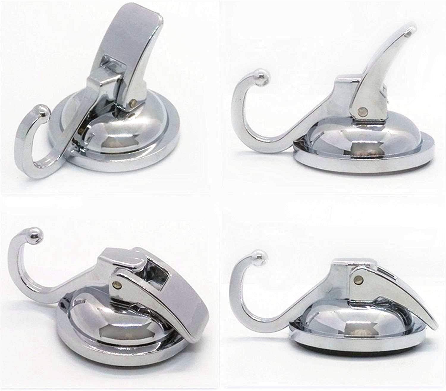 Heavy Duty Vacuum Suction Cup Hooks (2Pack) Specialized for Kitchen&Bathroom&Restroom Organization, by iRomic - - 