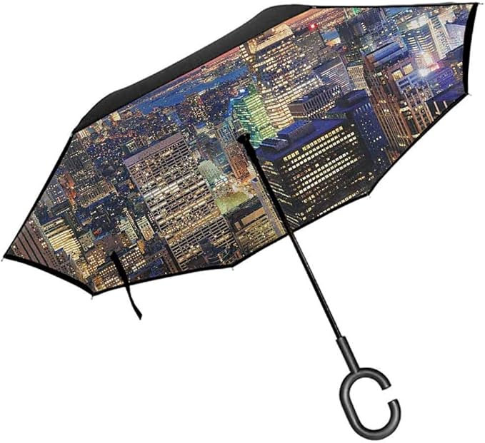 RenteriaDecor New York DIY Umbrella Skyline of NYC with