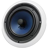 82C Silver Ticket In-Ceiling Speaker with Pivoting Tweeter (8 Inch in-ceiling) 1 Piece, 11 inch overall size