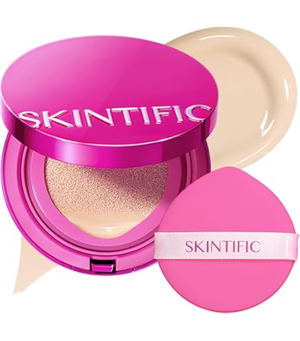 Amazon.com : SKINTIFIC Full Coverage Cushion Foundation #13W Cream