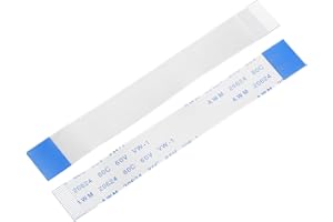 uxcell 10pcs FFC Flexible Flat Cable, 20 Pins 0.5 mm Pitch 80mm FPC FFC Flexible Ribbon Cable for LCD TV Car Audio DVD Player Laptop (B Type)