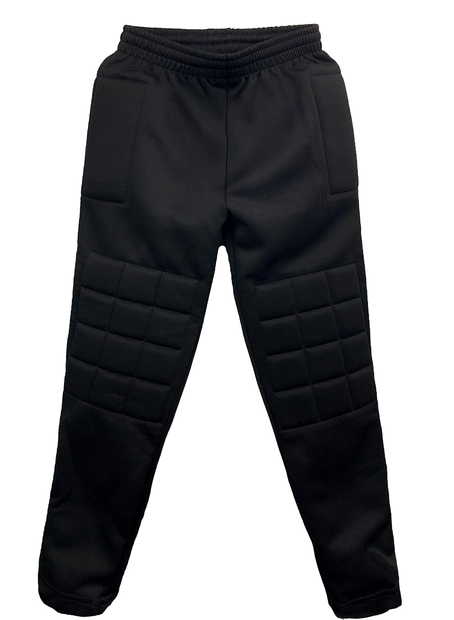 Photo 1 of Boy's Goalkeeper Pants, Youth Sizes Goalie Padded Pants (YL) Black