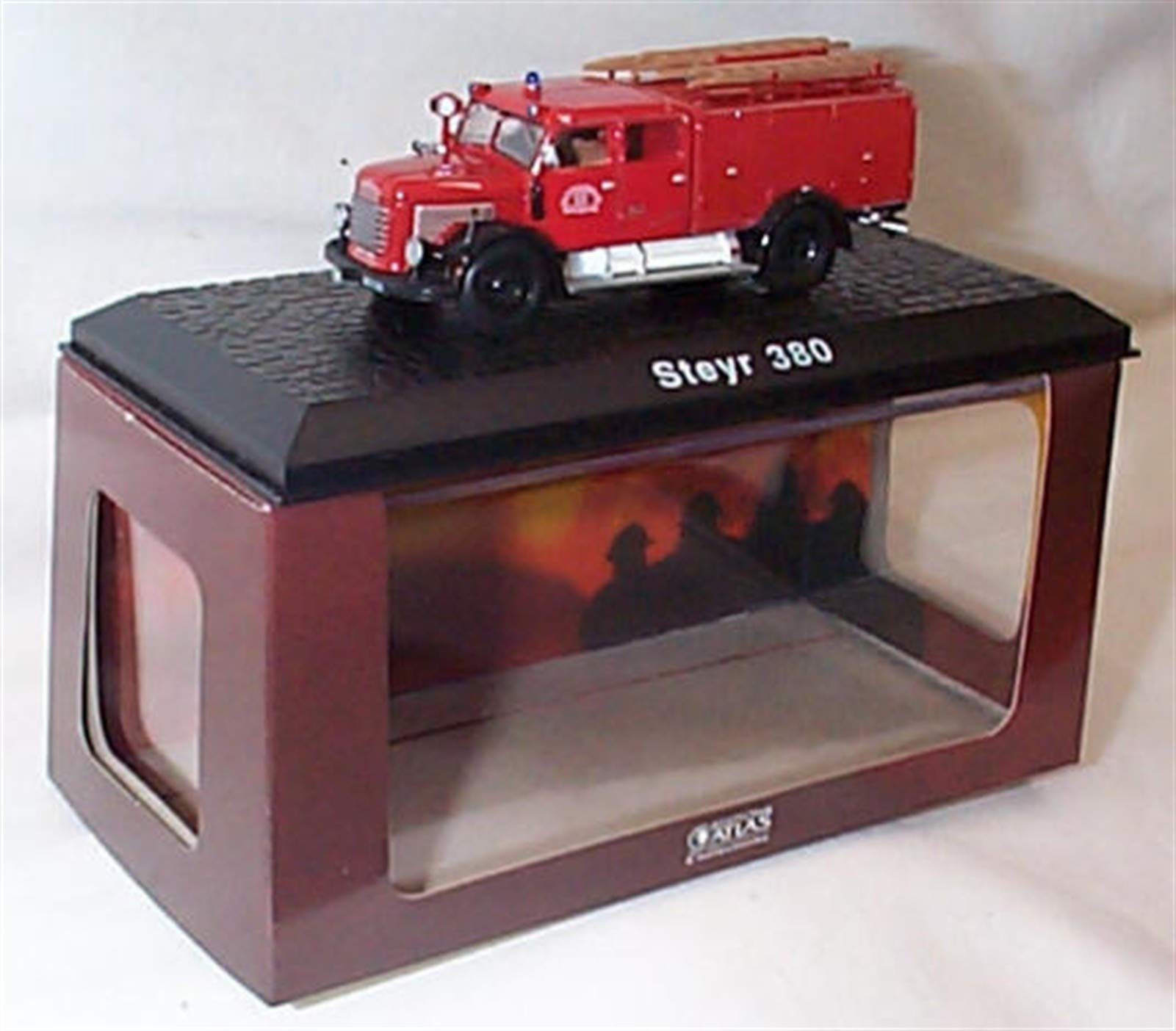 atlas editions Fire Truck Collection Steyr 380 red fire engine 1:72 scale diecast model