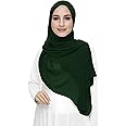 Premium Chiffon Hijab Head Scarf Shawl Wrap for Muslim Women Lightweight