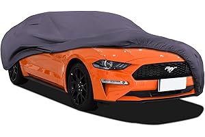 JURMON Heavy Duty Outdoor Car Cover Windproof All Weather Waterproof Sun Rain UV Dust Snow Protection Outdoor,See Vehicle Size-Chart for Accurate Fit. (C4 - See Vehicle Size Chart)