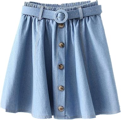 amazon ladies denim skirts