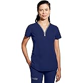 Healing Hands Scrub Top for Women Sonia Top with 3 Pockets Moisture Wicking, 360° Stretch & Recycled Fibers - 2274