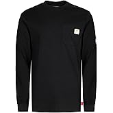 BOCOMAL FR Shirts Crewneck 7oz Midweight Flame Resistant Clothing NFPA2112 CAT2 Men's Fire Retardant Work Shirt
