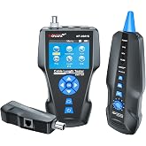 NOYAFA Network Cable Tester, PoE Ping Test, Length &amp; Fault Locator | RJ45/RJ11/BNC Cable Tester with Length Measurement, Fault Distance, Line Diagram, PoE Detection, Ping Test &amp; Port Flashing