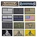 Bundle 14 Packs USA Flag Patches Thin Blue Line Tactical Military Morale Velcro Patch Set Morale Patches Set for Caps,Bags,Backpacks,Tactical Vest,Military Uniforms (color2)