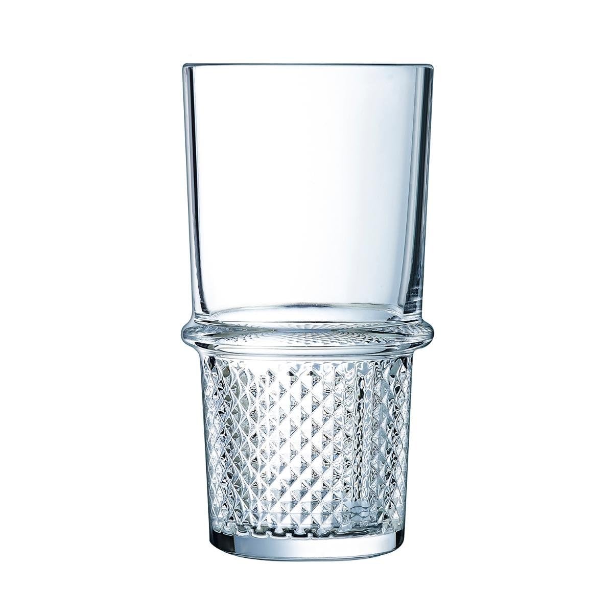 New York Hiball Tumblers 12.3oz / 350ml - Pack of 6 - Fully Tempered Hiball Glasses from Arcoroc