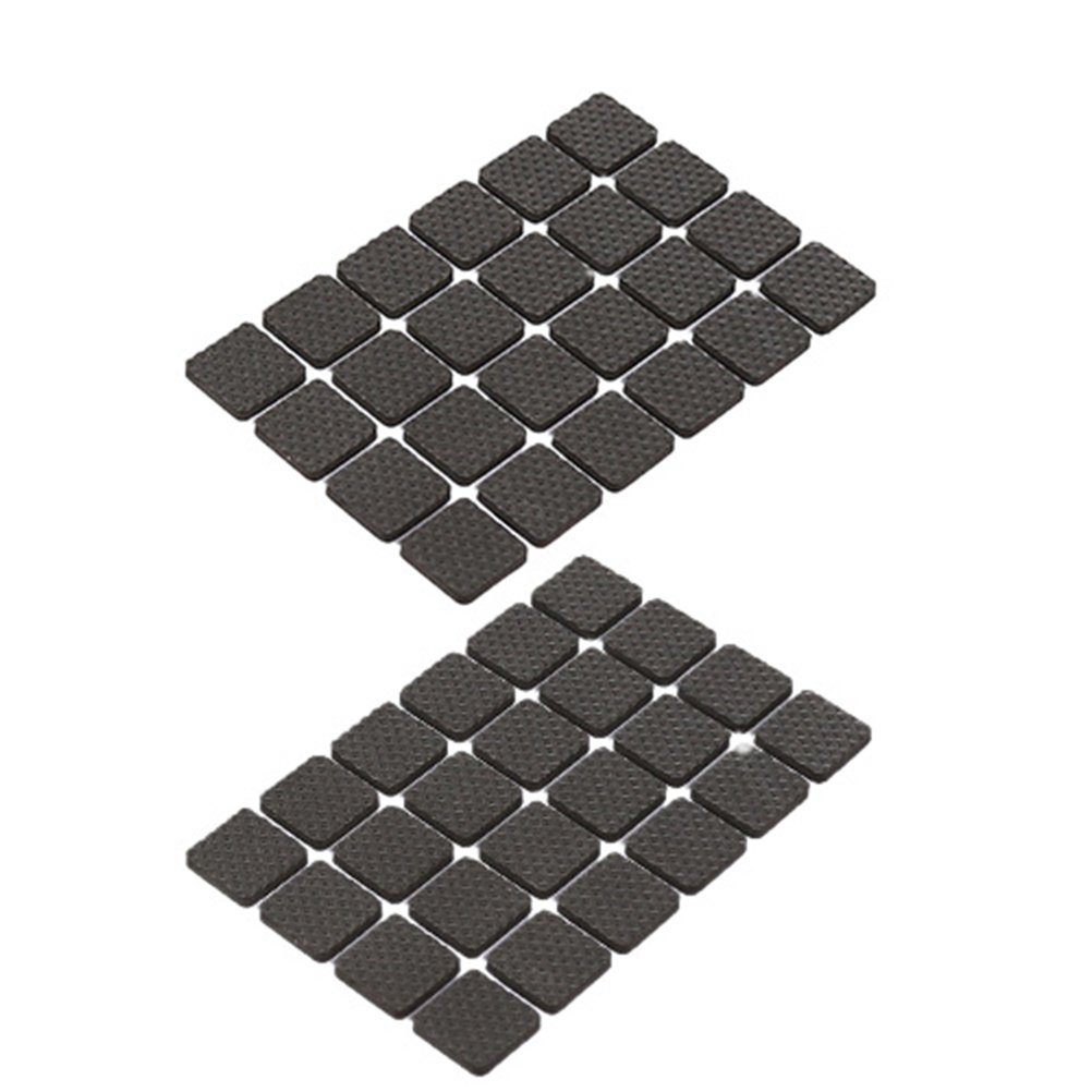 Vosarea 48pcs Rubber Floor Protectors Furniture Floor Protector Pad for