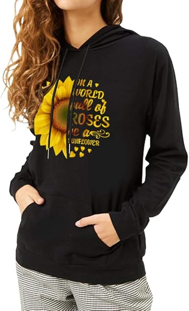 sunflower hoodie women's