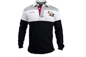 Guinness Long Sleeve Irish Rugby Jersey for Men | Mens Polo Style Rugby Shirt Jerseys