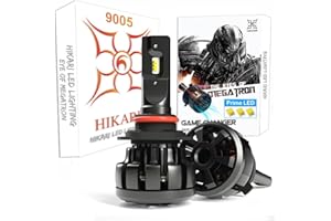 HIKARI WINGS HIKARI UltraFocus 9005/HB3/9145 LED Fog Light Bulbs, 18000LM, 32W Prime ZES LED Equivalent to 120W Ordinary LED, Halogen Upgrade Replacement, Canbus Ready,6000K, 9140 H10 Foglight