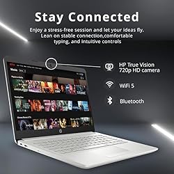 HP New 14" HD Ultral Light Thin Laptop, Quad-Core