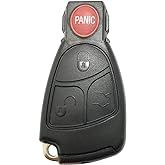 Horande Replacement Key Fob Cover Case fit for Mercedes Benz E C R CL GL SL CLK SLK Smart Remote Control Keyless Entry Key Fob No Chip