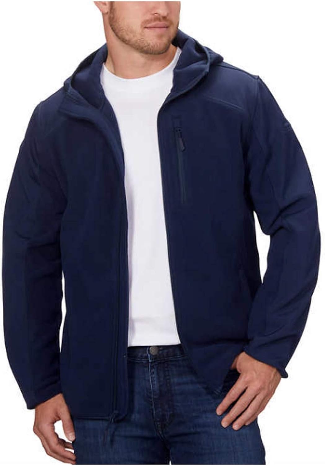 Reebok Men's Hybrid Softshell Jacket at Amazon Men’s Clothing store