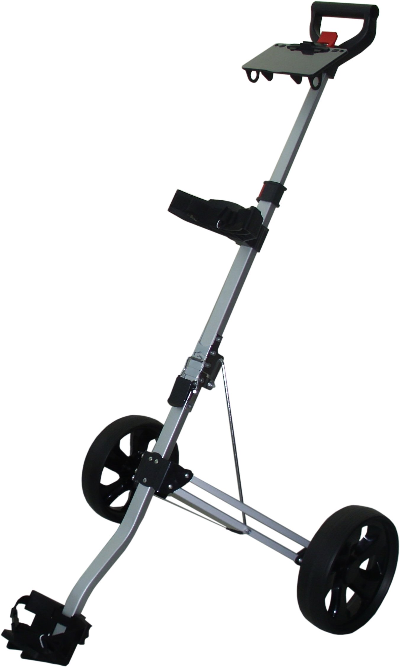 Longridge Micro-lite Unisex Golf Trolley, Silver/Black