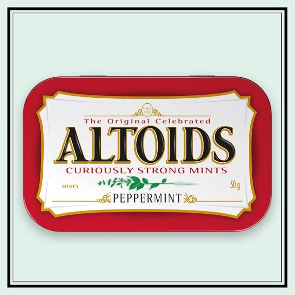 ALTOIDS CLASSIC PEPPERMINT BREATH MINTS, 1.76 OUNCE (PACK OF 12)