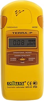 Ecotest Terra P Medidor Geiger De Radioactividad Amazon Es