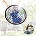 ELEVENS 40'' Spider Web Tree Swing- Large Round Outdoor Swing for Kids Extra Thick Rope - Swing Kit Includes Two Tree Swing Strap - Super Strong Nest Swing Holds 600 lbs (Blue)
