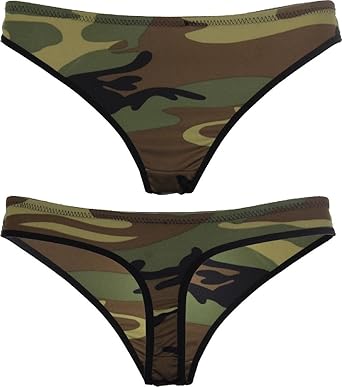 ropa interior camuflaje mujer