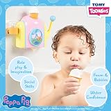 Toomies Peppa Pig Bubble Ice Cream Maker Bath Toy 18 Months view 3