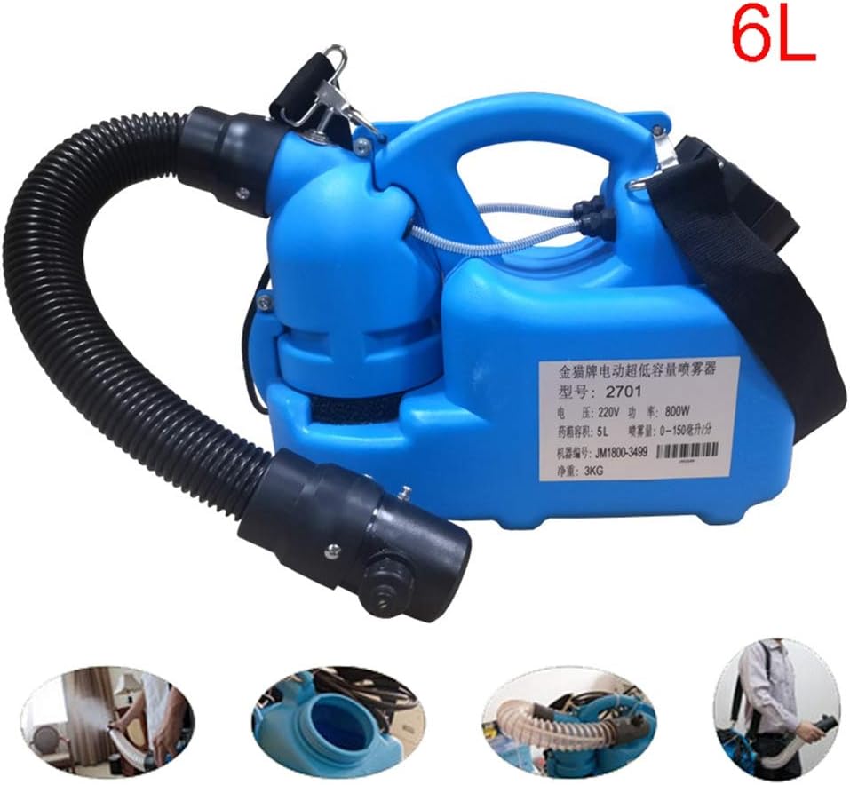 VEVC Electric 5L Sprayer Portable ULV Fogger Disinfection Machine Suitable for Hospital, Restaurant, Station, School, Workplace Disinfection