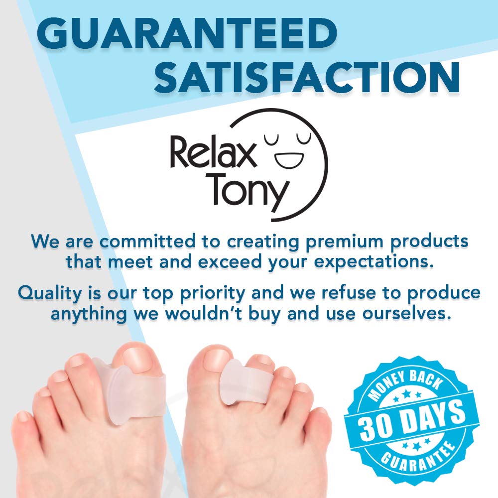 Relax Tony Toe Separators, 6 pieces : Beauty