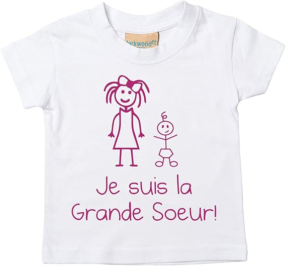 Enfant Grande Soeur Futur Annonce Naissance De Bebe Grossesse 21 T Shirt Hauts Vetements Centroarco Com