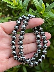 Hematite Crystal Bead Bracelet 8mm, Wholesale
