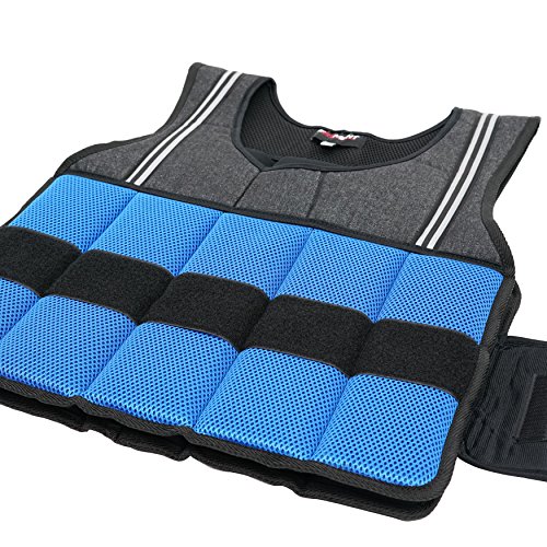 Adjustable Weighted Vest for Fitness (20 lb, Medium) by EFITMENT - A002 - Thumbnail 4