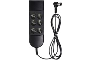 twcrvil Recliner Switch Handheld Remote Control Replacement Designed for Electric Sofa Massage Chairs with Six Button Functio
