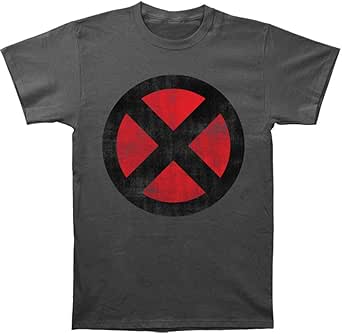 Impact X-Men Distressed Logo Adult Fitted Jersey T-Shirt