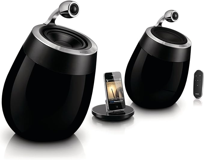 Philips DS9800W/10 Fidelio SoundSphere Docking Speakers for iPad/iPhone/iPod with AirPlay