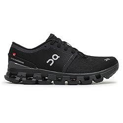 On Women's Cloud X 4 Sneaker, Black/Eclipse, 8