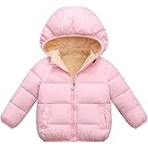 LAVIQK Baby Boys Girls Toddlers Winter Coats Puffer Jacket Hooded Down Snow Jacket Coat Outerwear