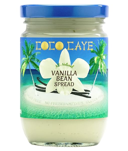 COCO CAYE VANILLA BEAN SPREAD – VEGAN, NO PALM OIL, GLUTEN-FREE